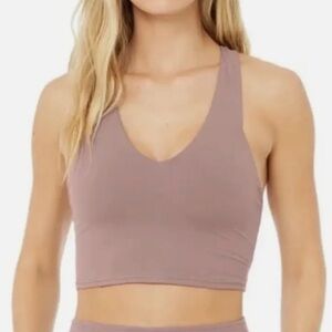 ALO Airbrush Real Bra Tank | Size XS blush pink medium support